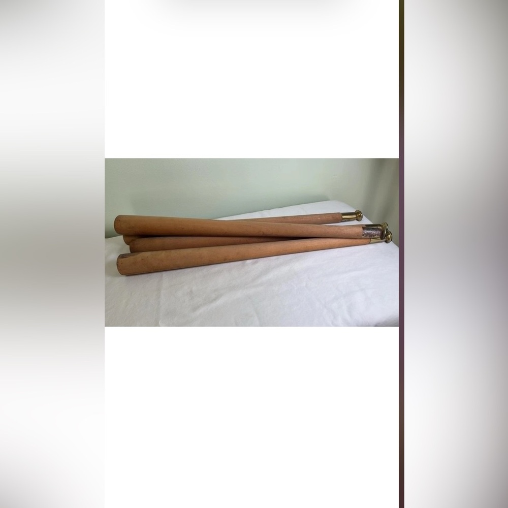 MCM Wooden Table Legs Set of 4 for Projects DIY Vintage Danish Modern Minimalist